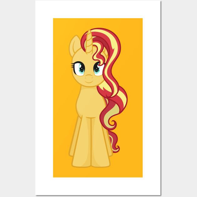 My Little Pony Sunset Shimmer Wall Art by SketchedCrow